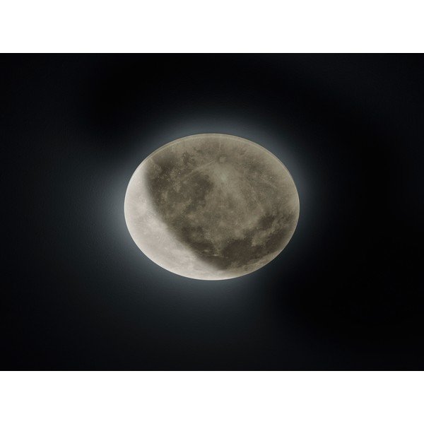 Gaiši pelēka LED bērnu griestu lampa ar akrila stikla abažūru ø 40 cm Lunar – Trio-image-1