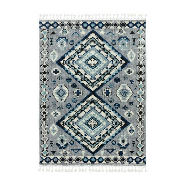 Zils paklājs Asiatic Carpets Ines, 160 x 230 cm