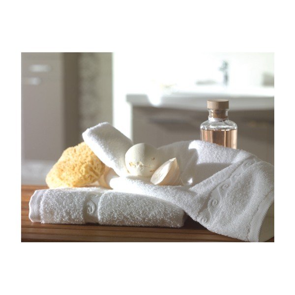 Dvielis Wave 50x30, balts-image-3