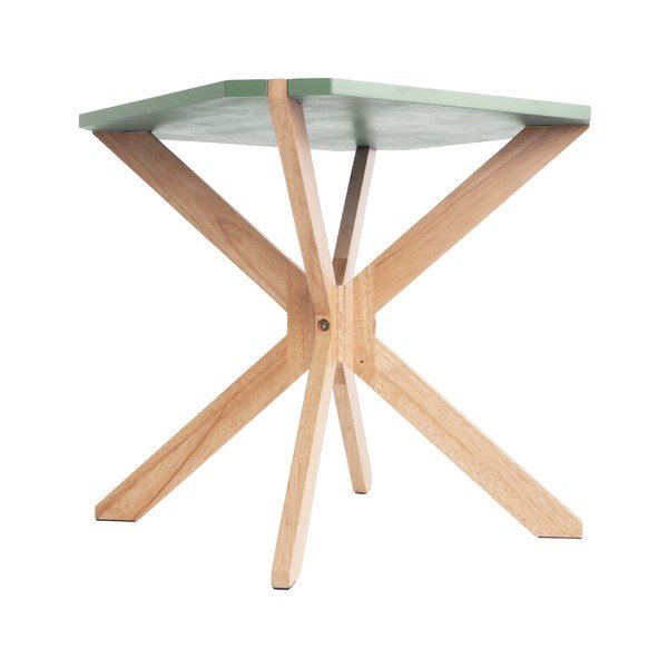 Piparmētru zaļš sānu galdiņš Leitmotiv Mister, 45 x 45 cm-image-1