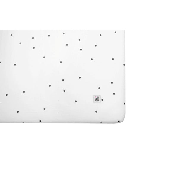 Kokvilnas bērnu vienvietīgas gultas palags 200x90 cm Piggy – BELLAMY-image-2