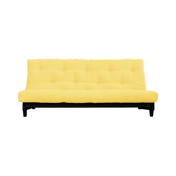 Izlaižams dīvāns Karup Design Fresh Black Yellow