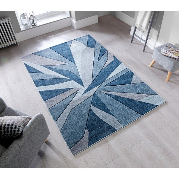 Paklāji Flair paklāji Shatter Denim, 160 x 230 cm-image-1