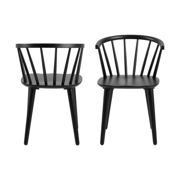 Melns pusdienu krēsls Ida – Actona-image-3