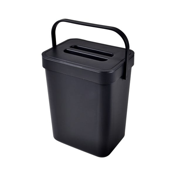 Antracīta pelēks kompostējamo atkritumu konteiners 5 l – Homéa