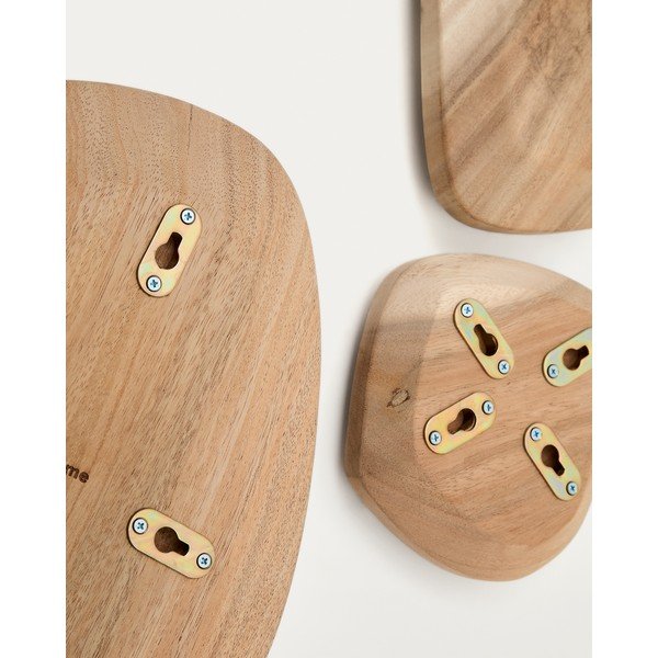 Koka sienas dekori (4 gab.) Selem – Kave Home-image-1