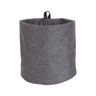 Pelēks tekstila grozs Bigso Box of Sweden Hang, diametrs 22 cm