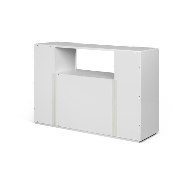 Balta spīdīga kumode TemaHome Jade-image-1