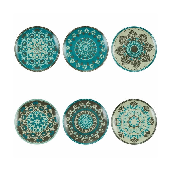 Porcelāna deserta šķīvji (6 gab.) ø 19 cm Cala Jondal – VDE Tivoli 1996