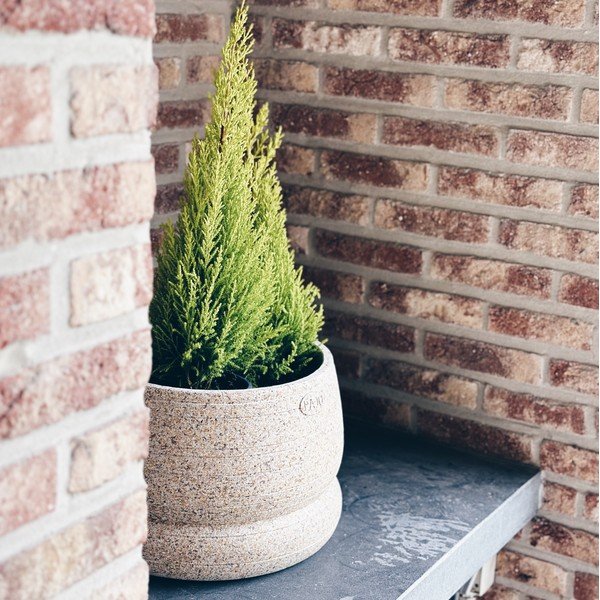 Betona puķu poda apvalks ø 35 cm Bubble Bill – Paju Design-image-2