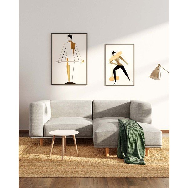 Gaiši pelēks stūra dīvāns (ar labo stūri) Kukumo – Ame Yens-image-1