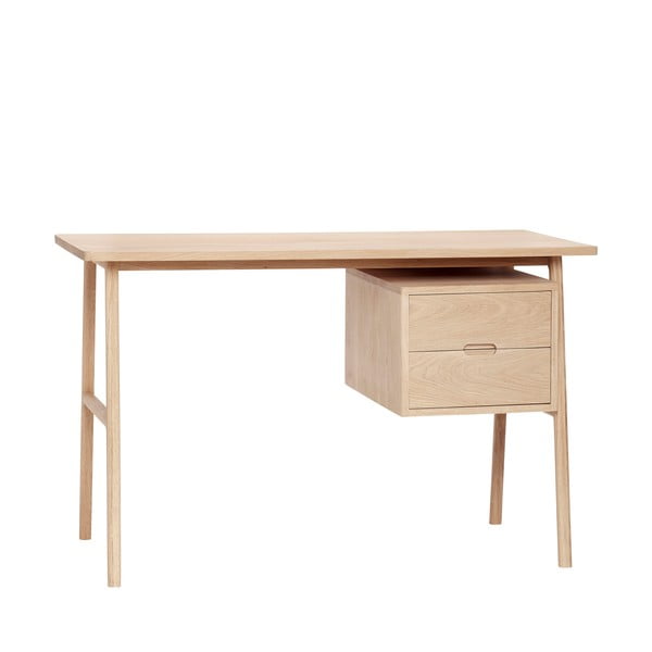 Darba galds ar ozolkoka imitācijas 57x120 cm Architect – Hübsch
