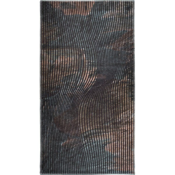 Tumši zaļš mazgājams paklājs 230x160 cm – Vitaus