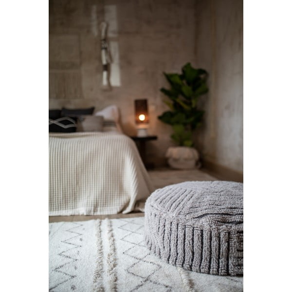 Krēmkrāsas mazgājams/ar rokām darināts vilnas paklājs 140x200 cm Lakota Day – Lorena Canals-image-3