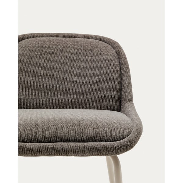 Pelēkbēšs bāra krēsls (sēdekļa augstums 65 cm) Aimin – Kave Home-image-1