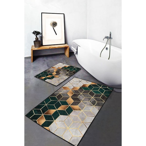 2 vannas paklājiņu komplekts Mila Home Optic-image-1