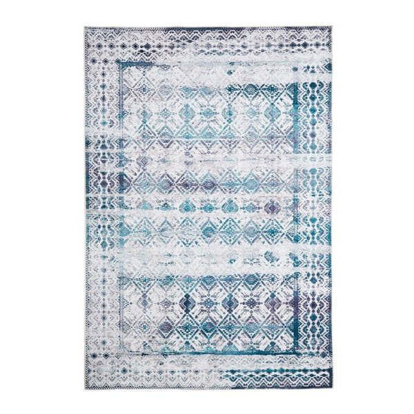 Gaiši zils paklājs Floorita Kilim, 160 x 230 cm