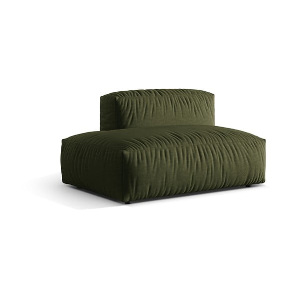 Zaļa modulārā dīvāna daļa (ar kreiso stūri) Martina – Micadoni Home-image-1