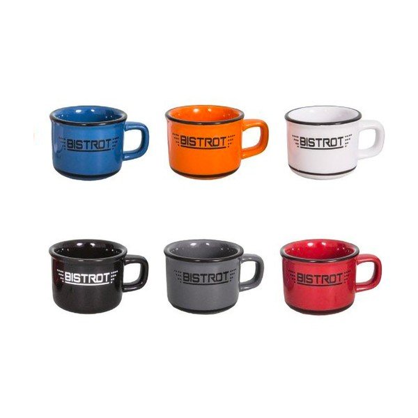 Keramikas krūzes (6 gab.) espreso 30 ml Bistrot – Antic Line