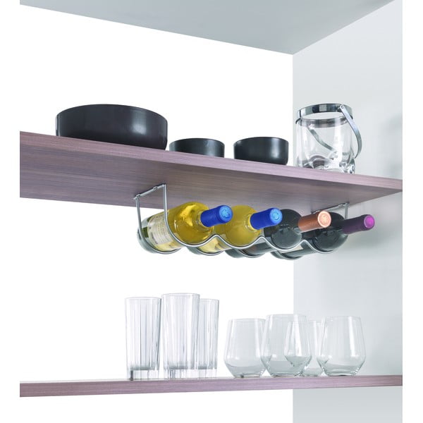 Sienas metāla vīna statīvs 4 pudelēm My-Bottle – Metaltex-image-2