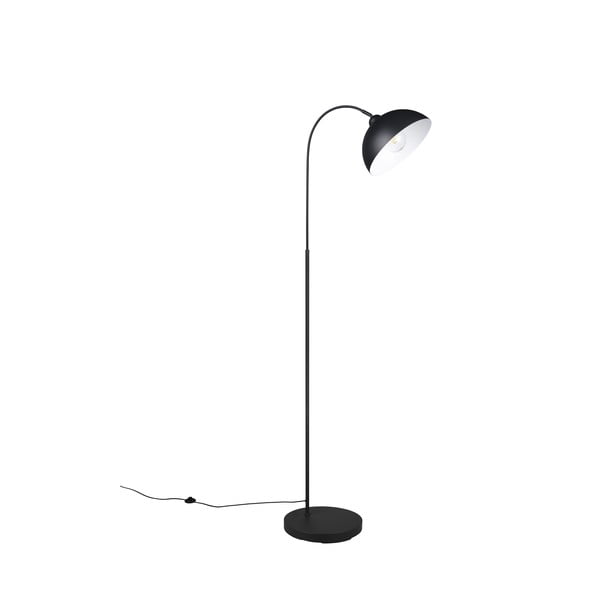 Melna stāvlampa ar metāla abažūru (augstums 170 cm) Sierra – Trio-image-4