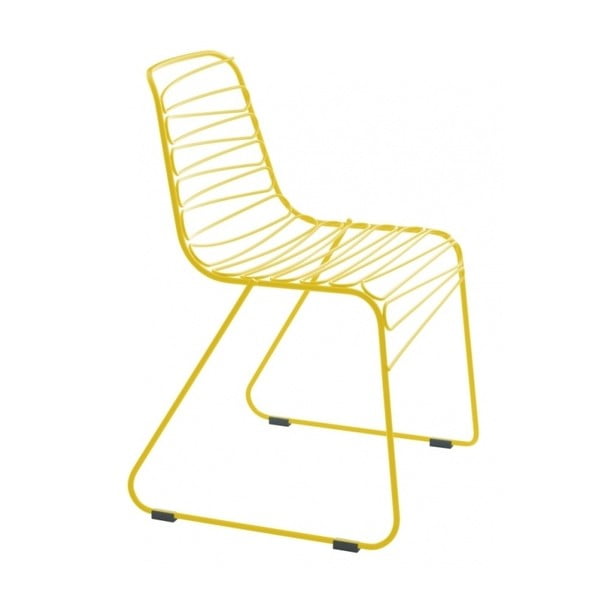 Dzeltens ēdamistabas krēsls Magis Flux