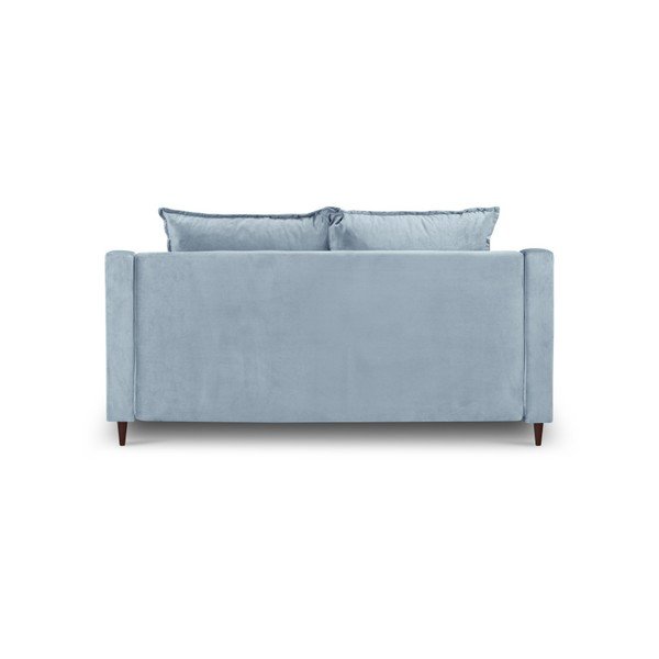 Gaiši zils samta dīvāns Mazzini Sofas Freesia, 150 cm-image-3