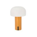 Balta/oranža LED galda lampa (augstums 22,5 cm) Styles – Villa Collection