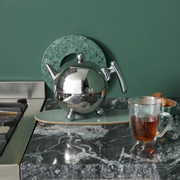 Sudraba krāsas nerūsējošā tērauda tējkanna 1,5 l Bella Ronde – Bredemeijer-image-1