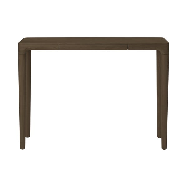 Brūns ozola masīvkoka konsoles galds 12x110 cm Heart'n'Soul – UMAGE-image-2