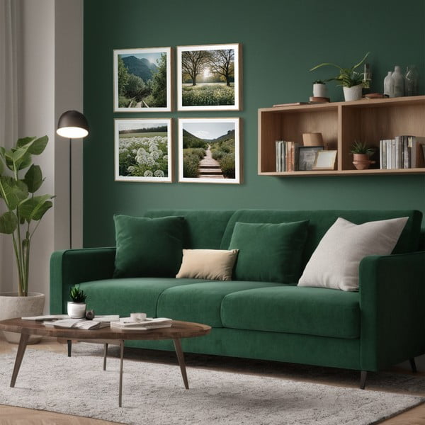 Gleznas (4 gab.) 30x30 cm Sunrise Hike-image-1