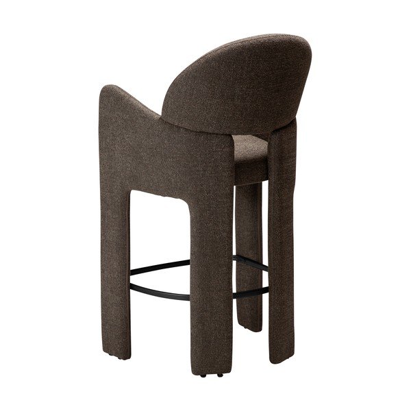 Brūns bāra krēsls (sēdekļa augstums 68,5 cm) Aole – DAN-FORM Denmark-image-3