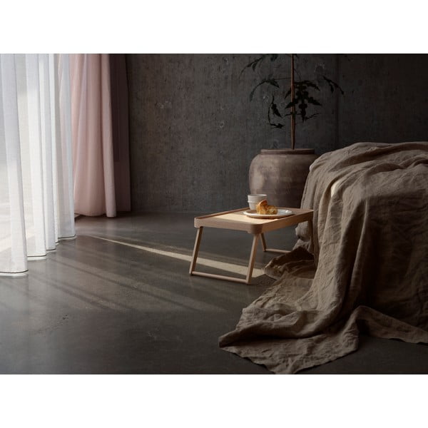 Oša masīvkoka sānu galdiņš 32x49,5 cm Inu – Zone-image-4