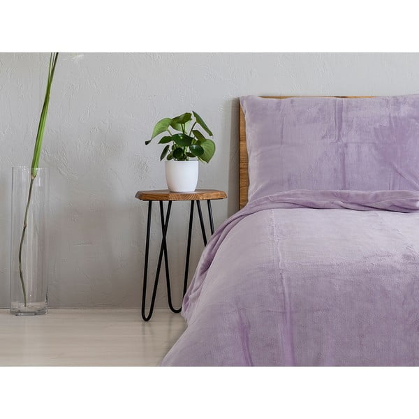Violeta vienguļamā gultas veļa no mikroflaneļa 140x200 cm Uni – B.E.S.