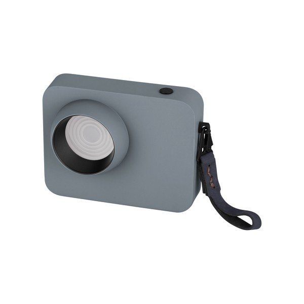 Dūmakaini zila metāla LED galda lampa ar regulējamu spilgtumu (augstums 11 cm) Kedros – Nova Luce