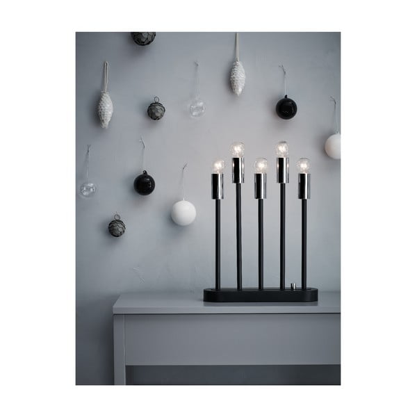 Melns Ziemassvētku gaismas dekors Buster – Markslöjd-image-1