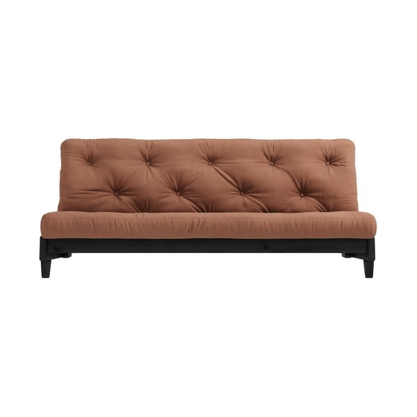Izvelkamais dīvāns Karup Design Fresh Black Clay Brown