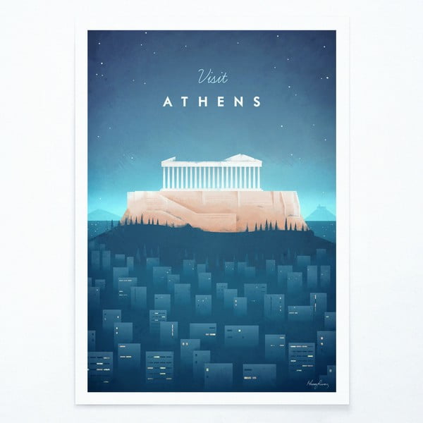 Plakāts Travelposter Athens, 30 x 40 cm