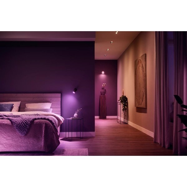 Viedā prožektora tipa lampa ar GU10 spuldžu ietveri 4 W Fugato – Philips Hue-image-1