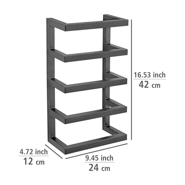 Sienas tērauda dvieļu turētājs Fondiro – Wenko-image-4
