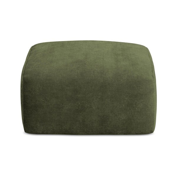 Zaļš kāju soliņš no šenila auduma Leila – Makamii