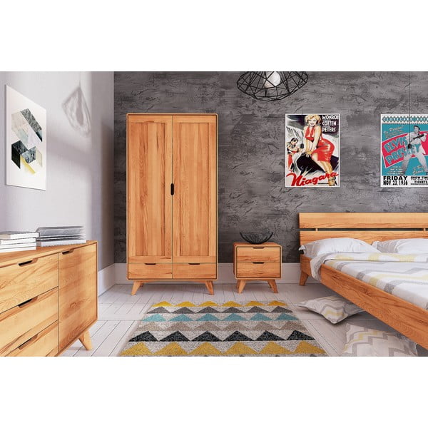 Dižskābarža koka skapis 90x180 cm Greg – The Beds-image-4