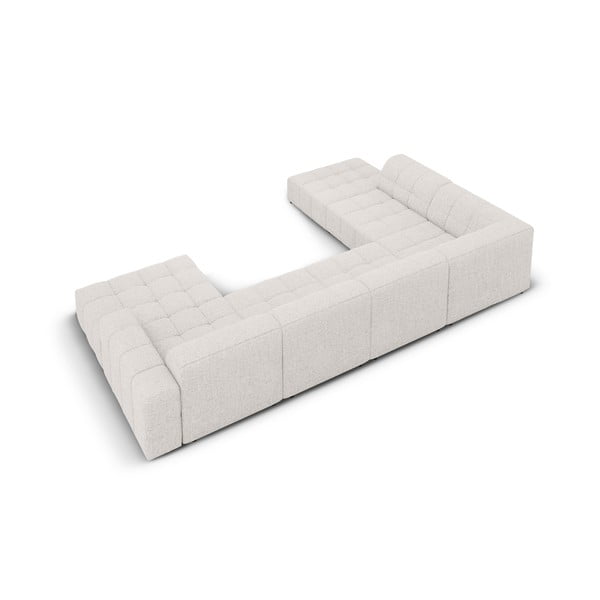 Gaiši pelēks stūra dīvāns (ar kreiso stūri/U veida) Chicago – Cosmopolitan Design-image-4