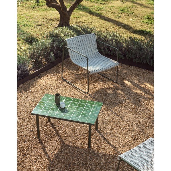 Dārza galdiņš ar keramikas virsmu 51x81 cm Maurina – Kave Home-image-1