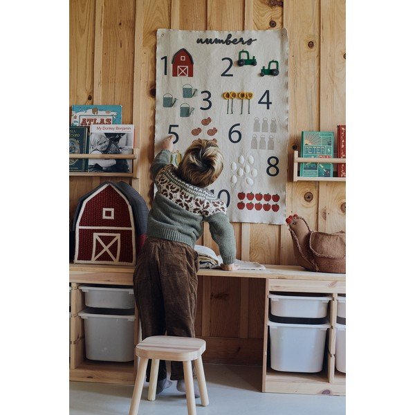 Bērnu sienas dekors Farm Numbers – Lorena Canals-image-1