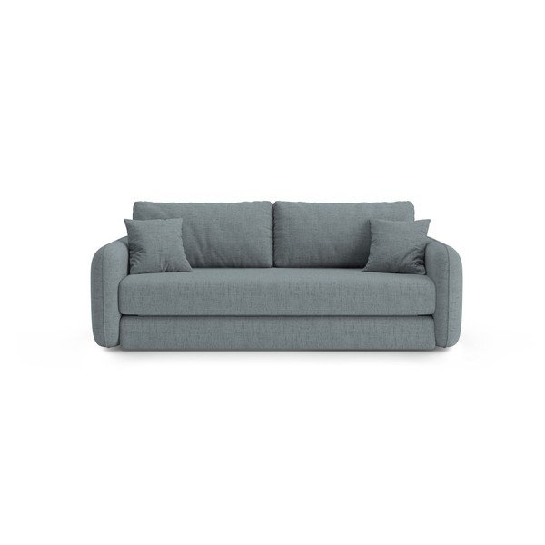 Gaiši zils salokāms dīvāns 225 cm – Micadoni 