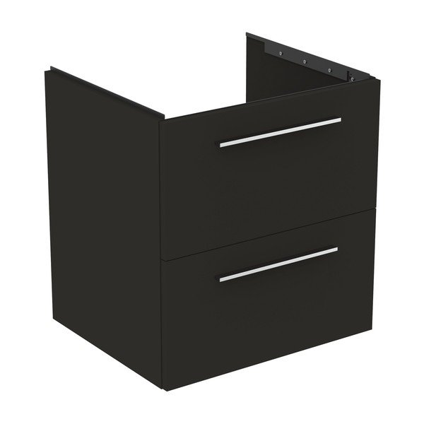 Antracīta pelēks piekarams skapītis zem izlietnes 60x63 cm i.Life B – Ideal Standard-image-4