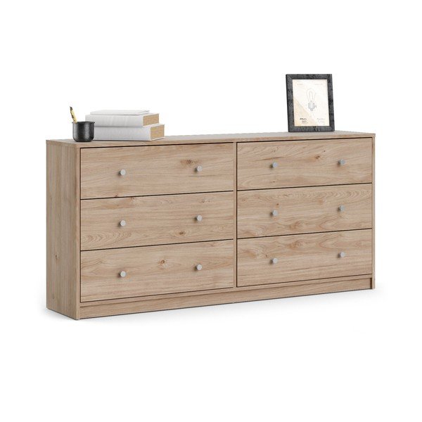 Dabīga toņa kumode 143x68x32 cm May – Tvilum-image-4