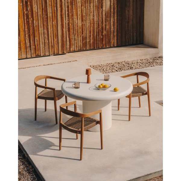 Apaļš dārza ēdamgalds ø 140 cm Addaia – Kave Home-image-1