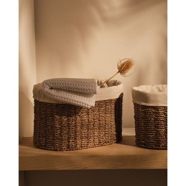 Uzglabāšanas grozi no jūraszāles (2 gab.) 35x25x25 cm Tossa – Kave Home-image-1